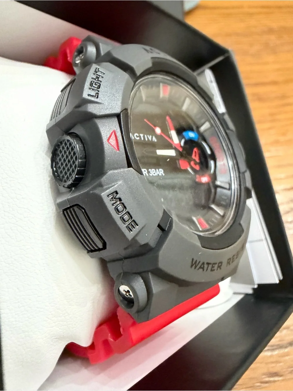 Invicta Activa Vord Black and Red Digital-Analog Sports Watch